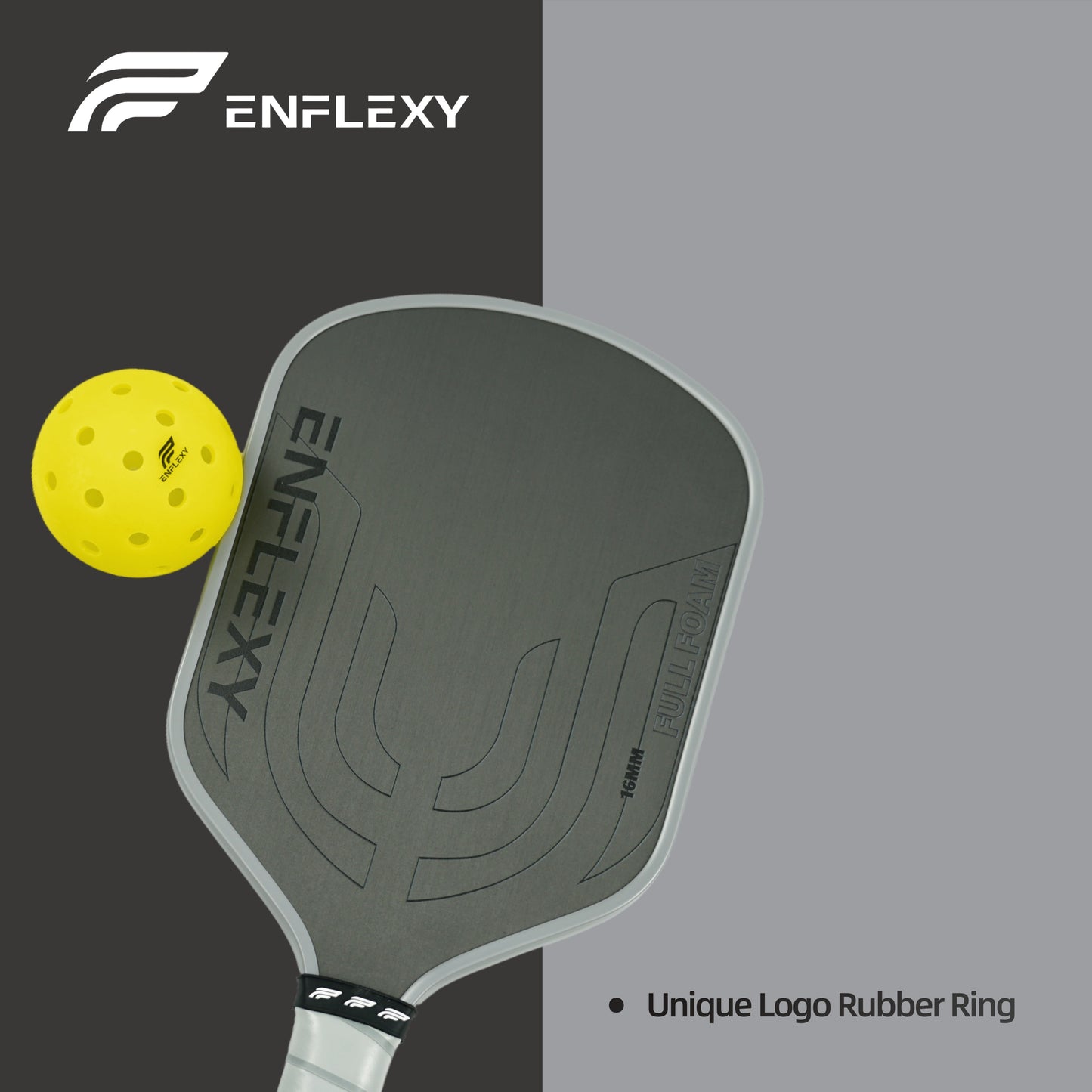 ENFLEXY Full foam core & Toray T700 Carbon fiber pickleball paddle