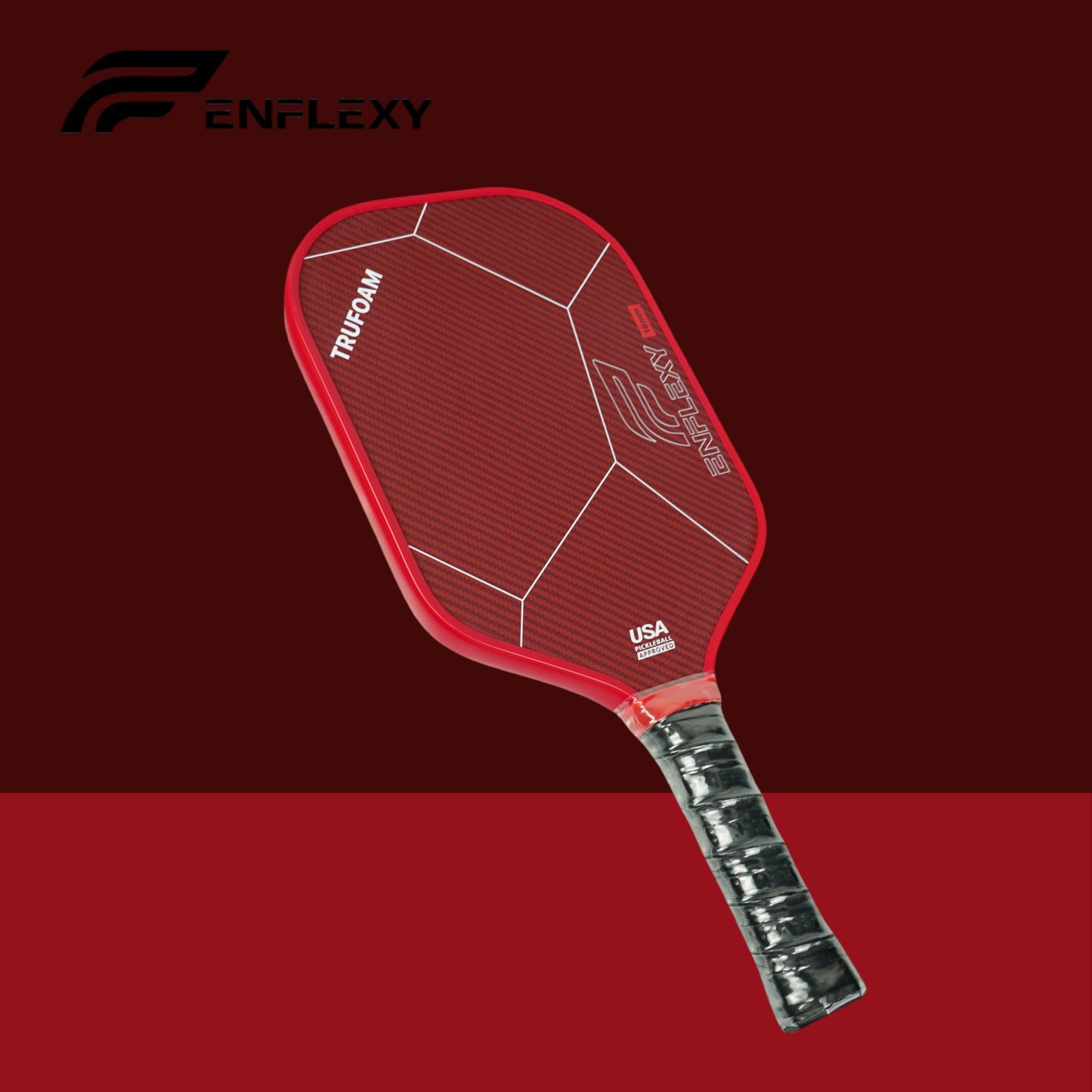 Enflexy Kevlar pickleball paddle with Trufoam core