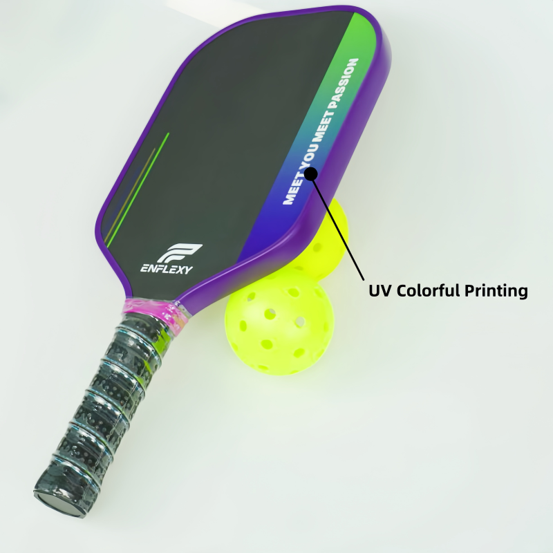 ENFLEXY Honeycomb and EVA foam core & 4 layers Toray T700 Carbon fiber pickleball paddle