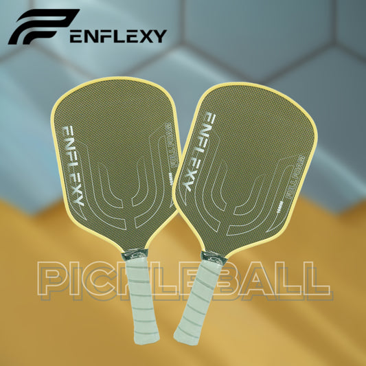 ENFLEXY Full foam pickleball paddle with golden titanium surface