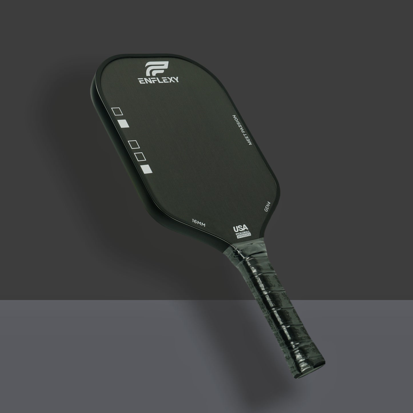 ENFLEXY Honeycomb TFP core & 4 layers Toray T700 carbon fiber pickleball paddle