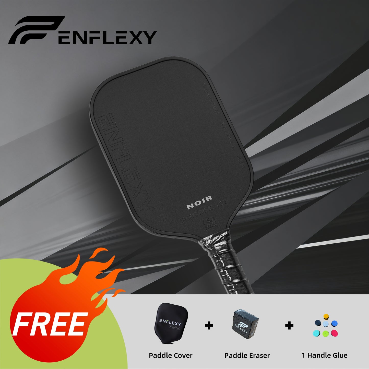 ENFLEXY Noir PRIME X1 Rougher grit Toray T700 Carbon fiber with True foam core