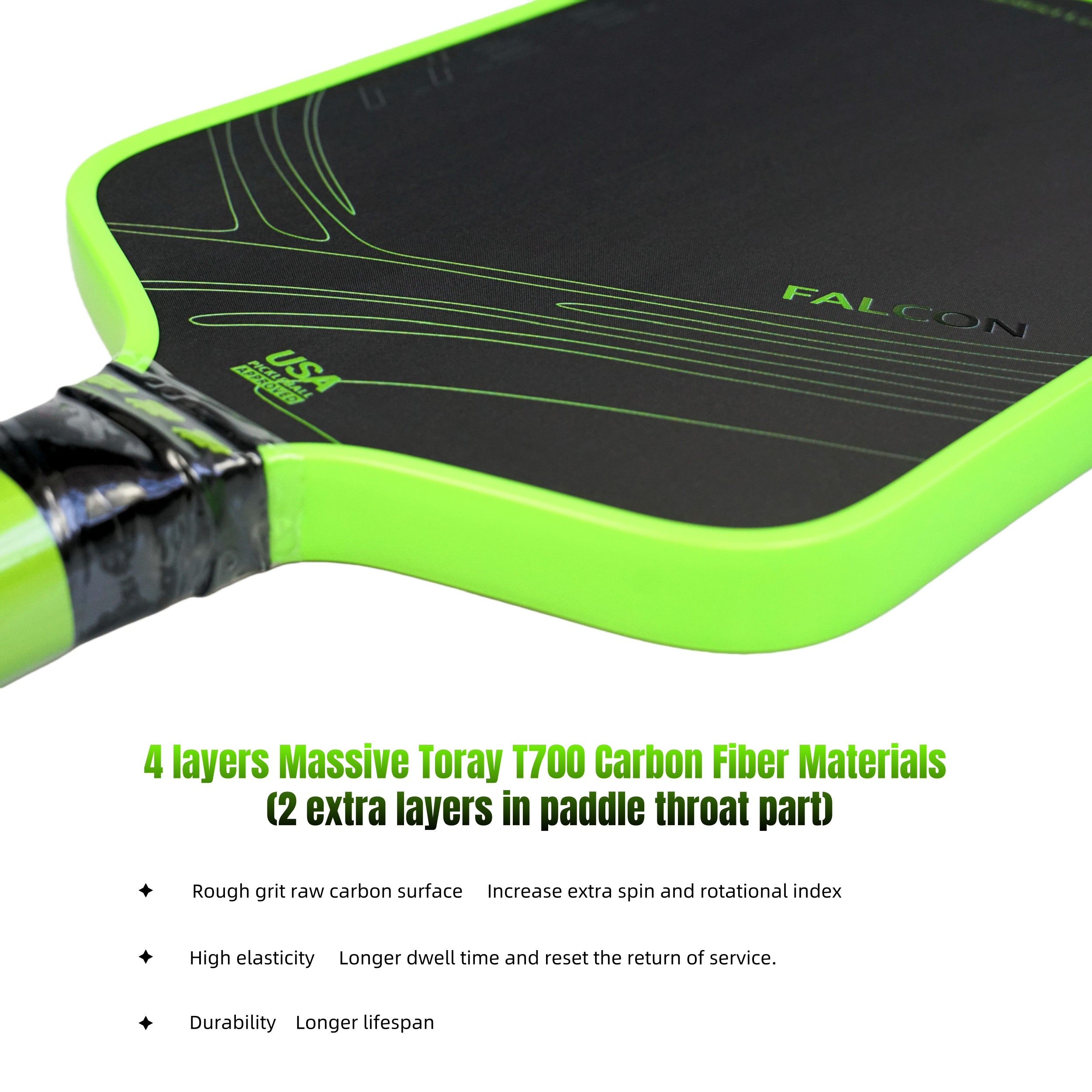 ENFLEXY Falcon series Red foam core pickleball paddle with Toray
