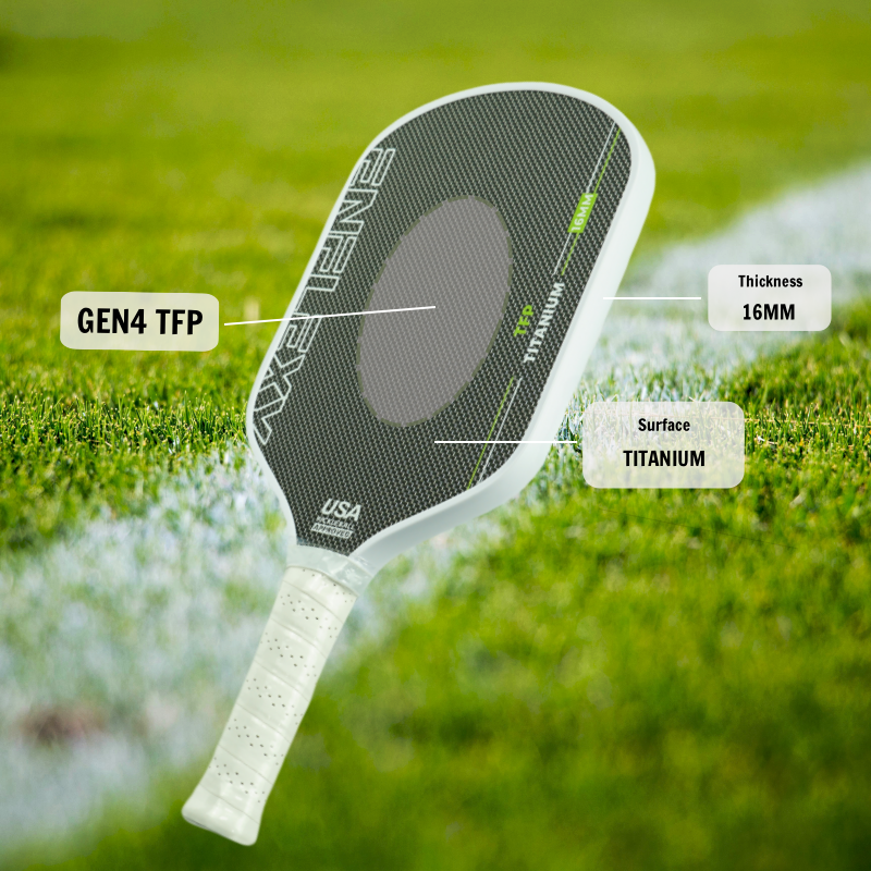 ENFLEXY Honeycomb TFP Core & Gray Titanium surface pickleball paddle
