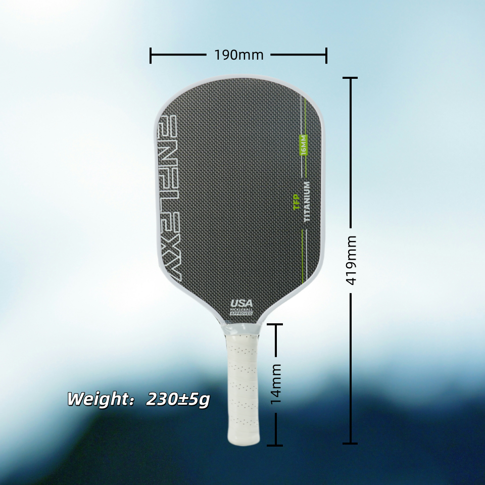 ENFLEXY Honeycomb TFP Core & Gray Titanium surface pickleball paddle