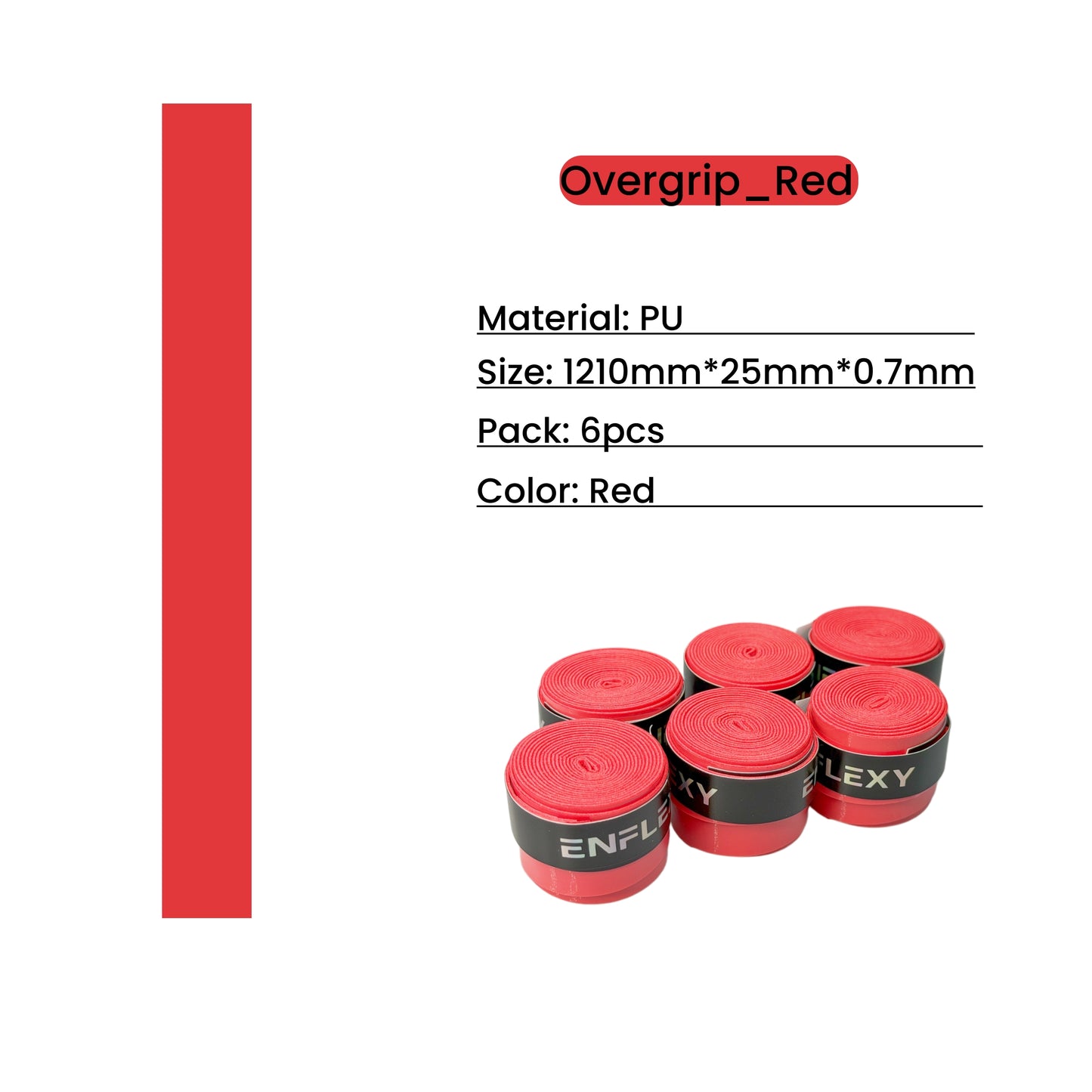 6 pack comfortable Overgrip