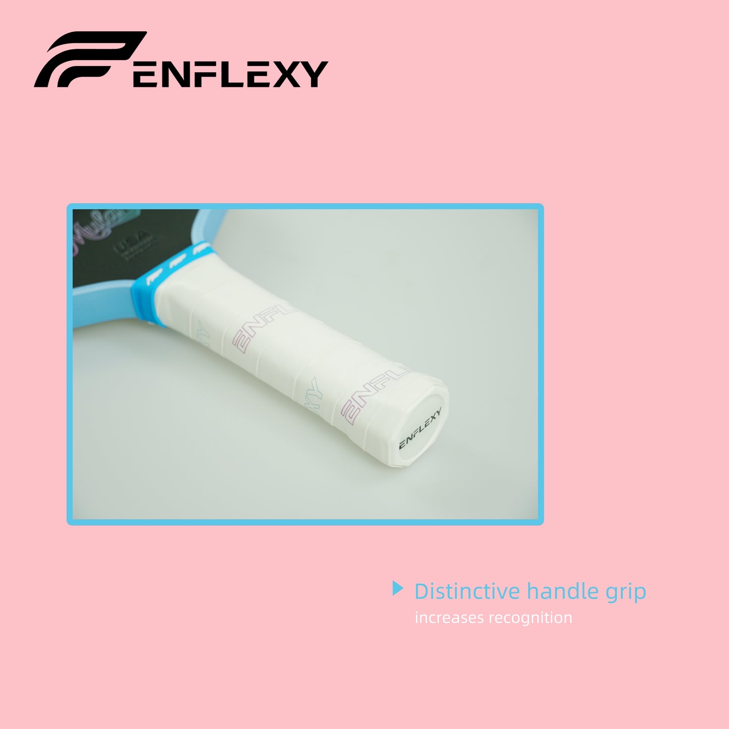 ENFLEXY Mulan True foam core pickleball paddle with Toray T700 carbon fiber surface