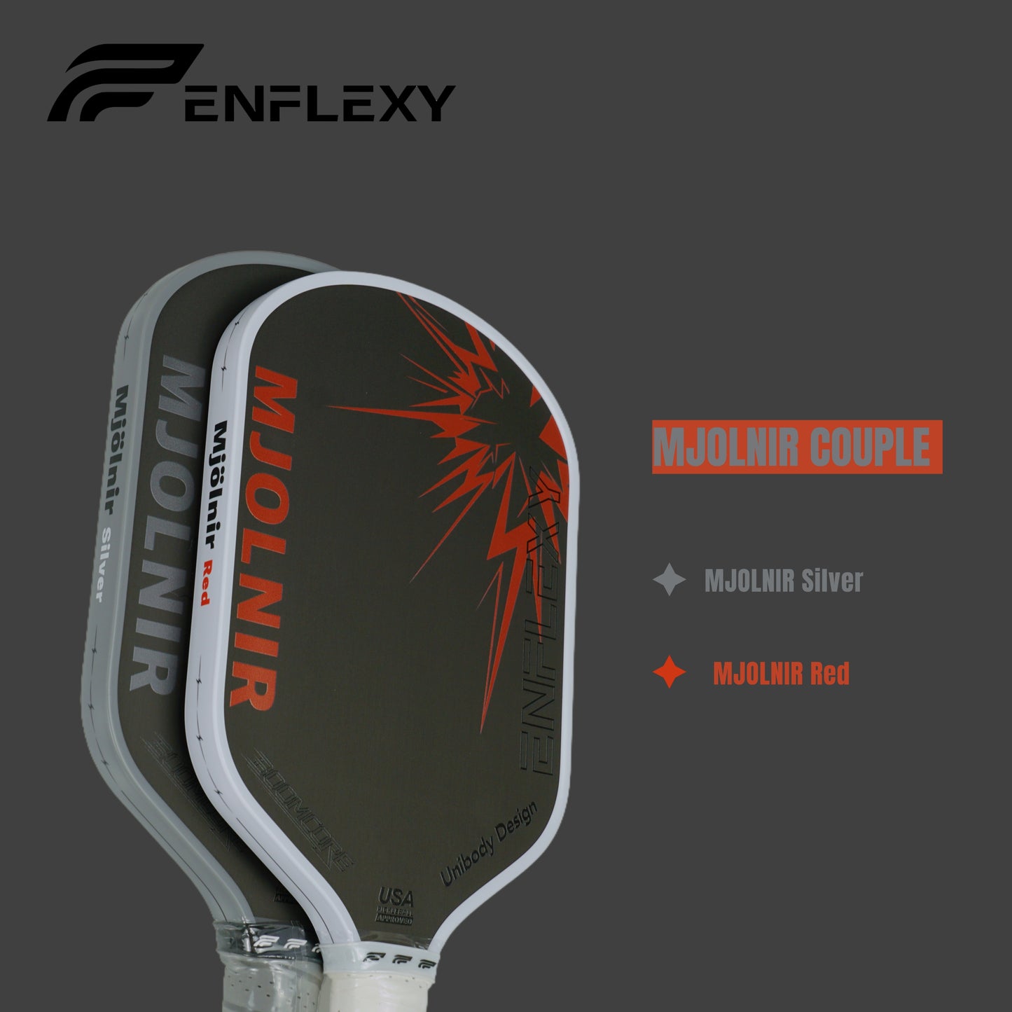 ENFLEXY Boom core pickleball paddle with Toray T700 carbon fiber
