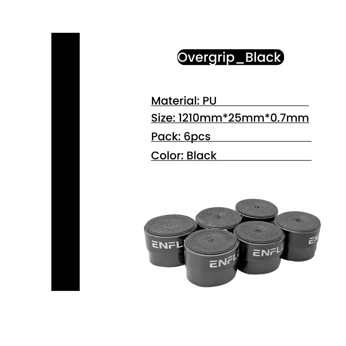 6 pack PU rackets Overgrip