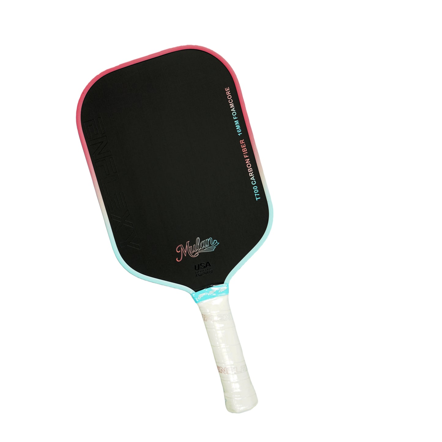 ENFLEXY Mulan True foam core pickleball paddle with Toray T700 carbon fiber surface