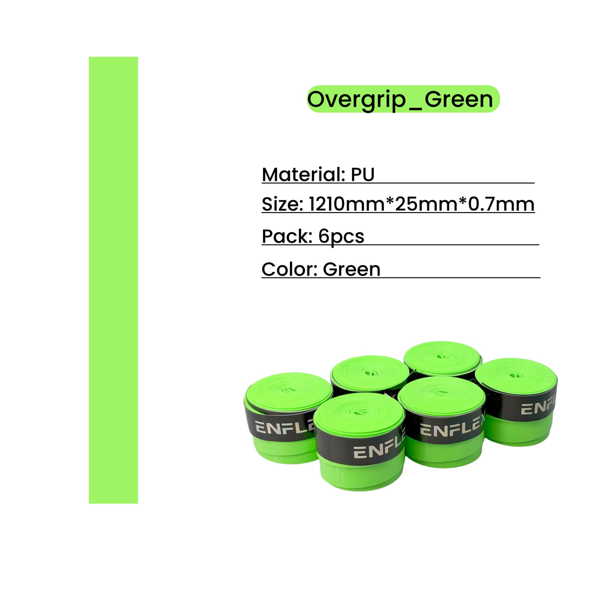 6 pack PU rackets Overgrip