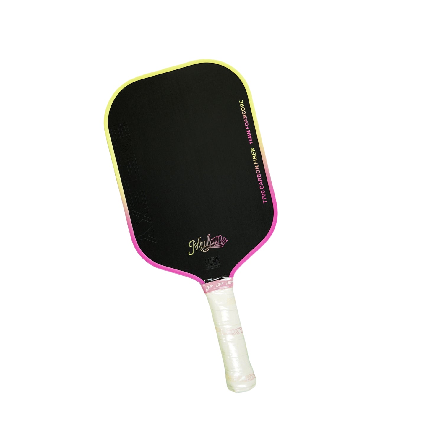 ENFLEXY Mulan True foam core pickleball paddle with Toray T700 carbon fiber surface