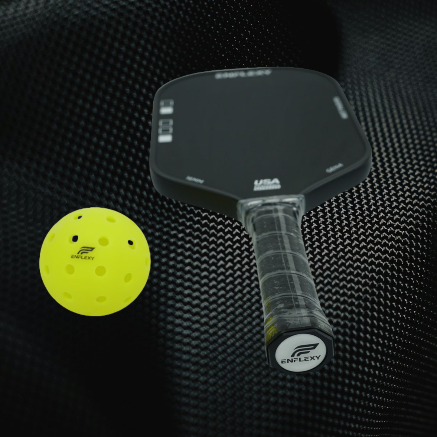 ENFLEXY Honeycomb TFP core & 4 layers Toray T700 carbon fiber pickleball paddle
