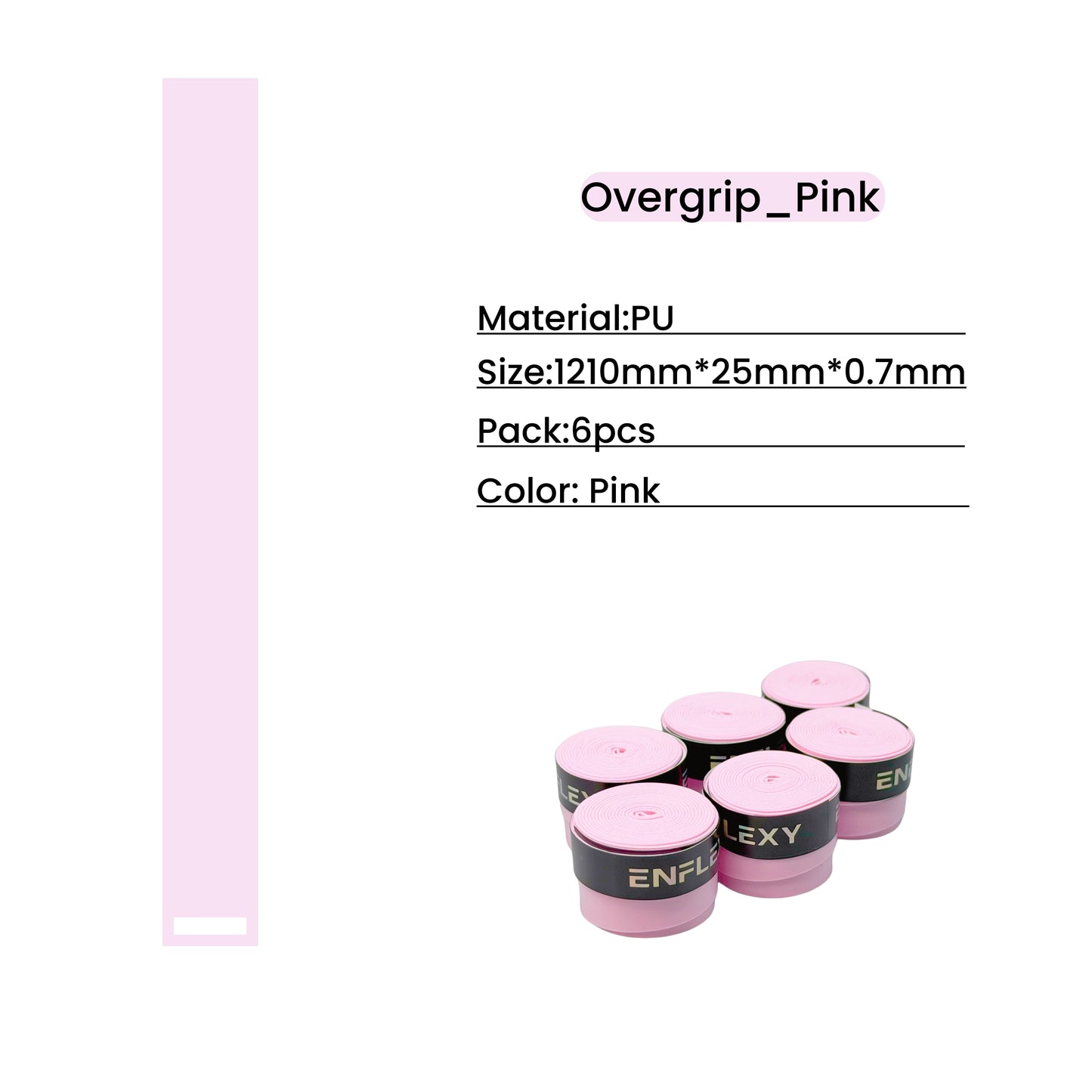 6 pack comfortable Overgrip