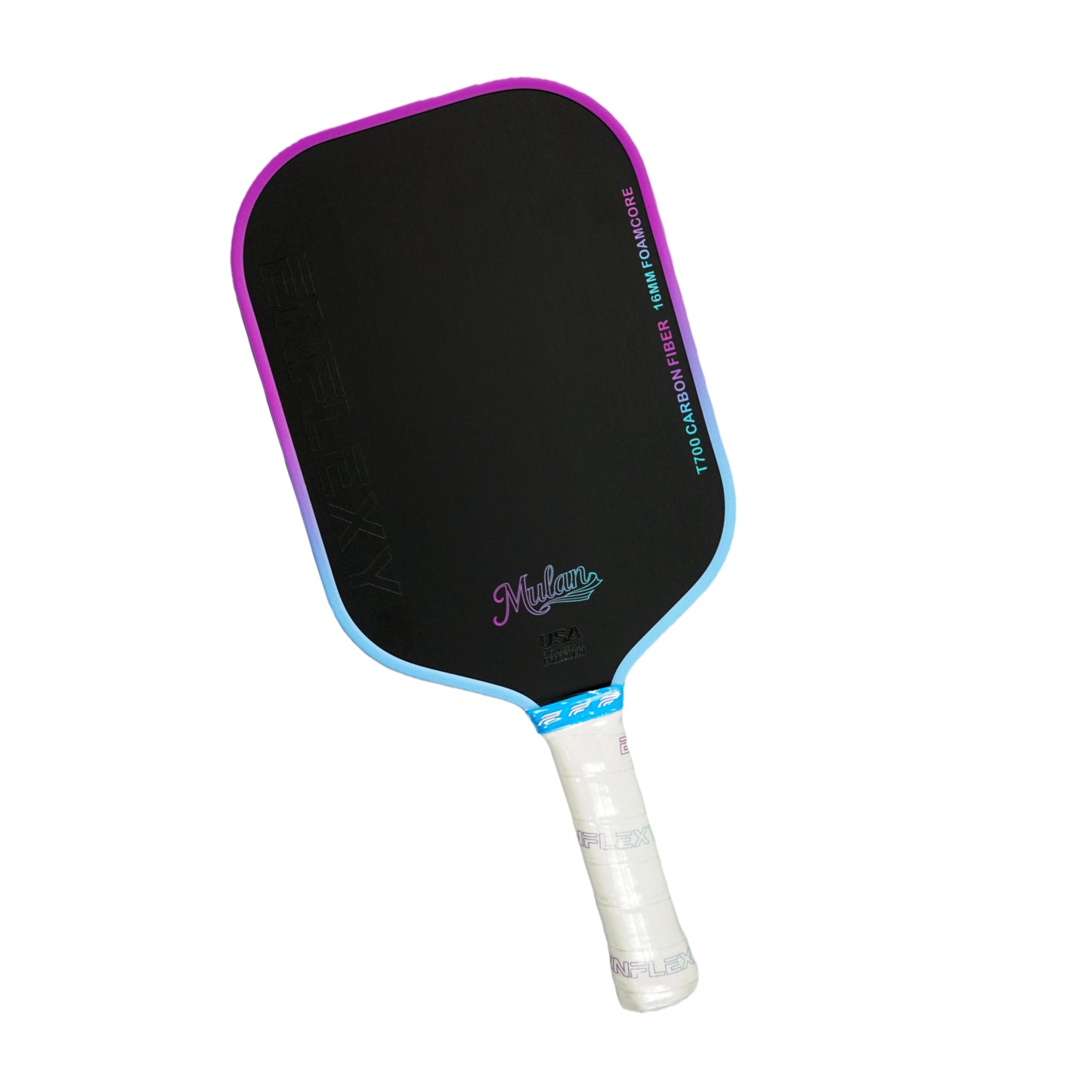 ENFLEXY Mulan True foam core pickleball paddle with Toray T700 carbon fiber surface