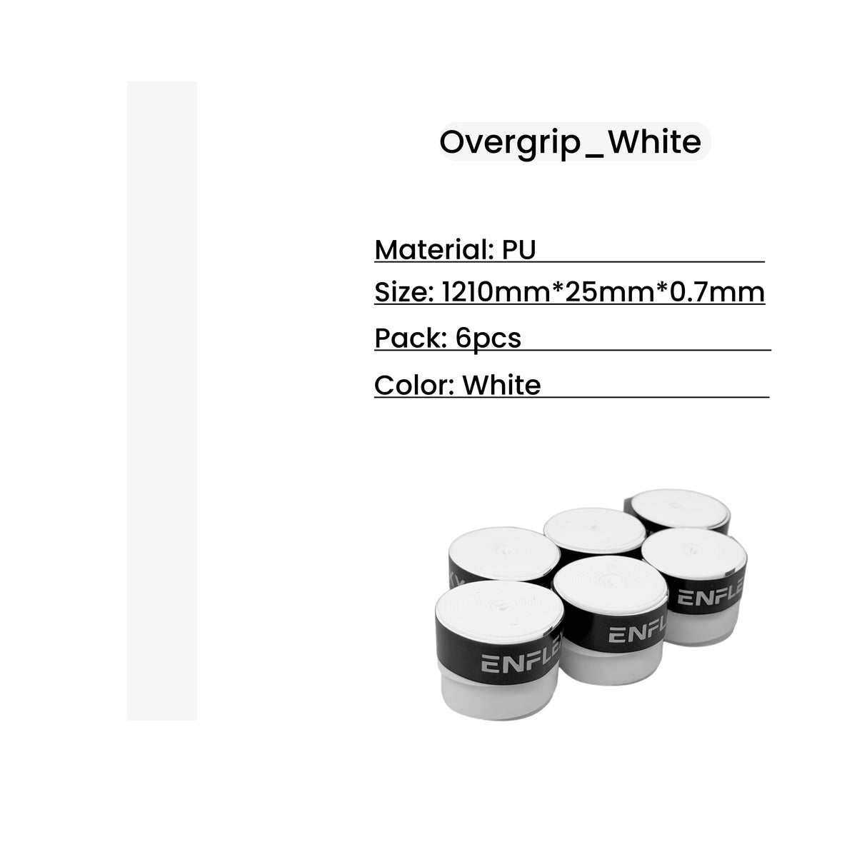 6 pack PU rackets Overgrip
