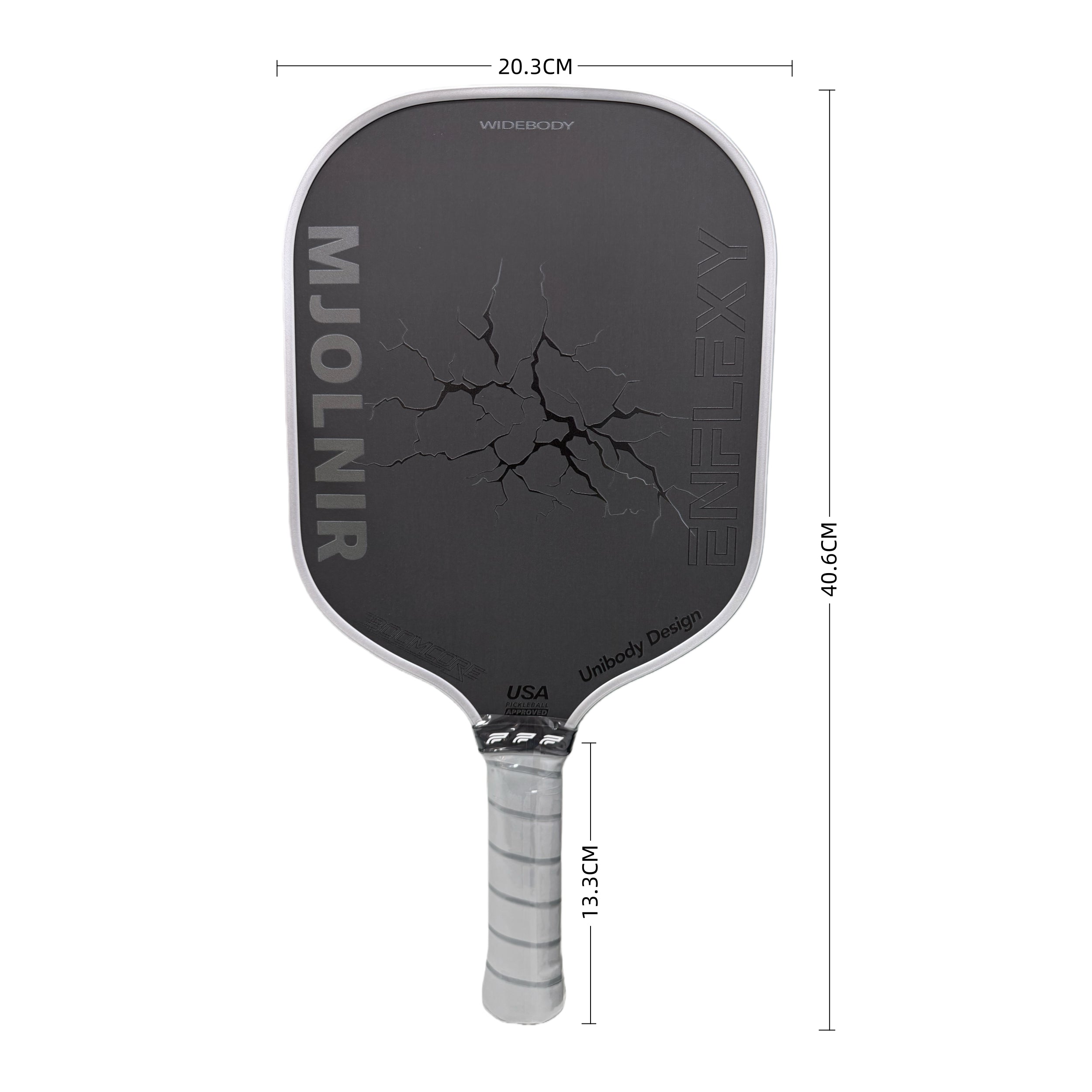 ENFLEXY MJOLNIR Boom core pickleball paddle with Toray T700 carbon